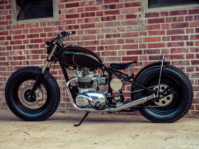 Triumph T100 1953 By HB Custom Hell Kustom