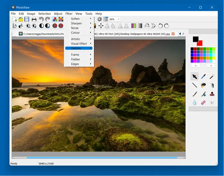  Photoflare :  Ο επεξεργαστής εικόνας που συνδυάζει ισχυρά χαρακτηριστικά με  ευκολία χρήσης