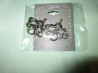 ZAD gold octopus earrings