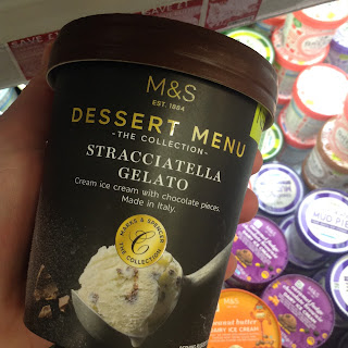 M&S Dessert Menu Stracciatella Gelato