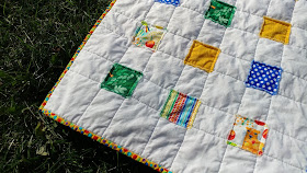 Quick and easy quilt as you go baby quilt