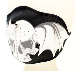 Skull Wings Face Mask