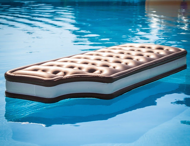 Fun Summer Pool Floats Ice Cream Sandwich