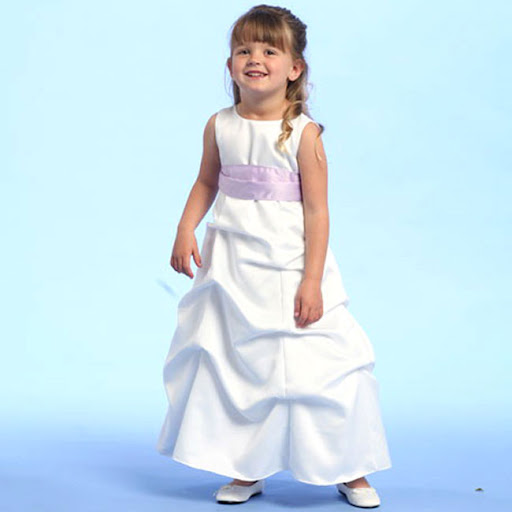 Special Occasion Dress WHITE Flower Girl BLOSSOM by Lito 