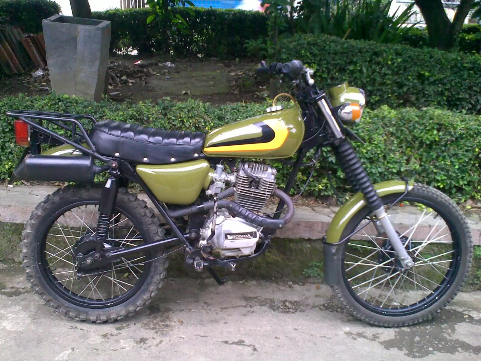 Download Koleksi Modifikasi Motor Trail Gl 125 Terupdate Velgy Motor