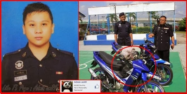 ANGGOTA POLIS MAUT KETIKA KEJAR PENJENAYAH !