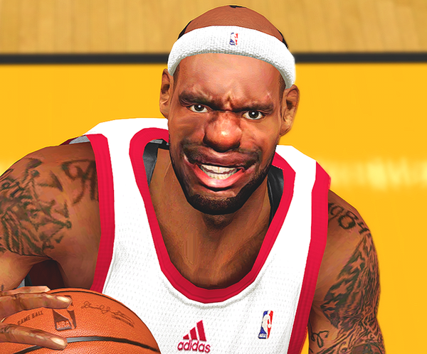 Lebron James Funny Face Png