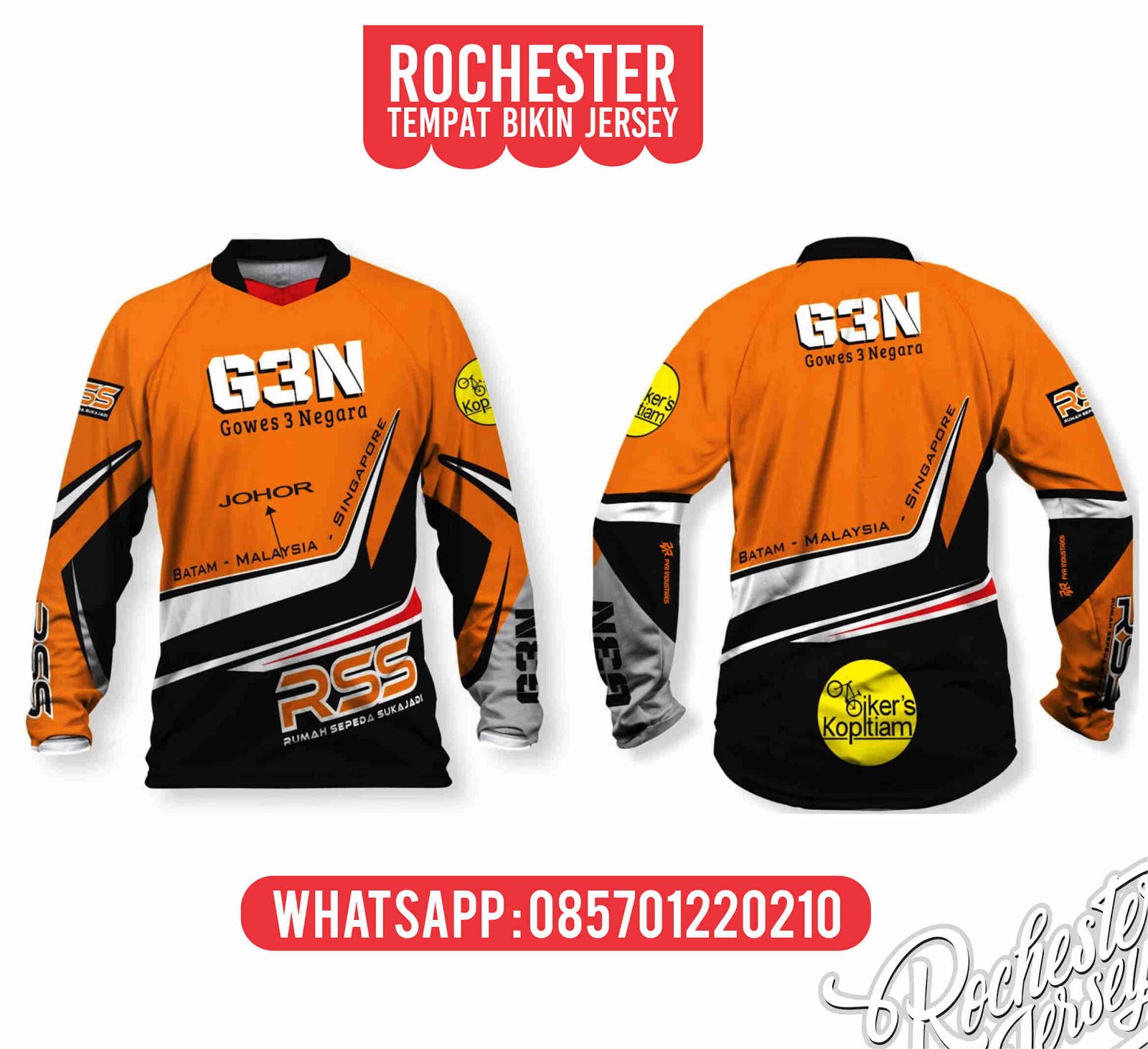 Jersey Sepeda Desain Sendiri Jersey Jogja Rochester