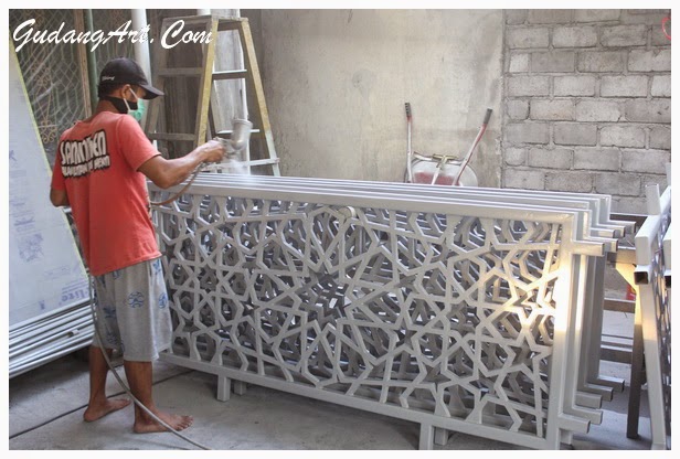  Pagar  Railing Teralis  Cor Logam Aluminium Pusat 