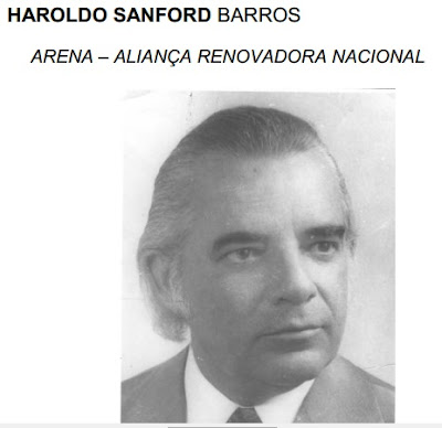 Resultado de imagem para para deputado haroldo sanford