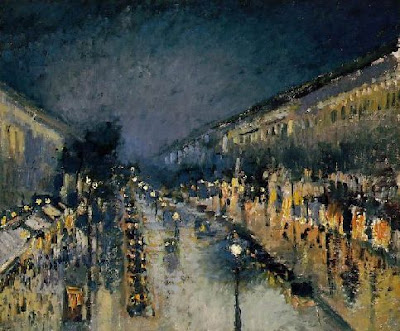 Le Boulevard Montmartre, Effet de Nuit, 1897, National Gallery, London