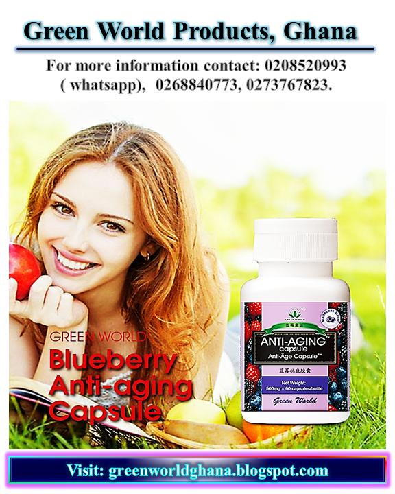 Green World Anti Aging Capsules, Ingredients, Benefits, Functions, Uses, Prices, Dosages