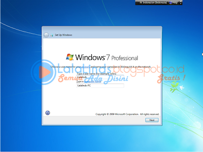 Cara Paling Mudah Install Windows 7 Lengkap