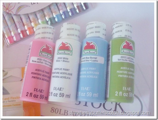 All the craft supplies I bought from Joann on Black Friday.  Great bargains!