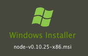 Node.js Windows Installer