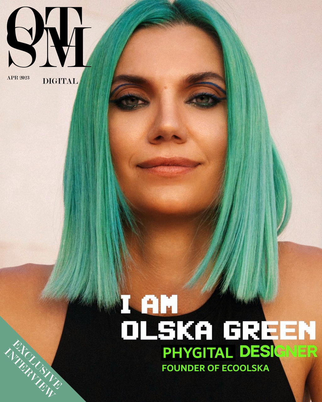 Olska Green Phygital Fashion Designer and  Founder of Ecoolska