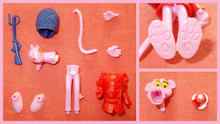 Capsule Toy Pink Panthers; Capsule Toys; Guardsman Figurine; Kinder Figurines; Kinder Pink Panther; Kinder Prize; Kinder Suprise Toy; Kinder-egg; Nathu; Pangu; Panther Pink from Head to Toe; Paulchen Panther; Pink Guardsman; Pink Holmes; Pink Panther; Pink Panther Figures; Pink Panther Figurine; Pink Panther Novelties; Pink Policeman; Policeman; Rinky Dink Panther; Scrouge McPanther; Sherlock Holmes; Sherlock Panther; Steckbaustein; Steckfiguren;