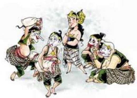  GAMBAR  KARIKATUR WAYANG  KARTUN  LUCU  Kisah Wayang  Legenda 