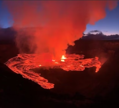 Third eruption of Kilauea volcano in Hawaii this year