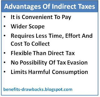 advantages indirect taxes