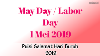 Puisi Selamat Hari Buruh 2019