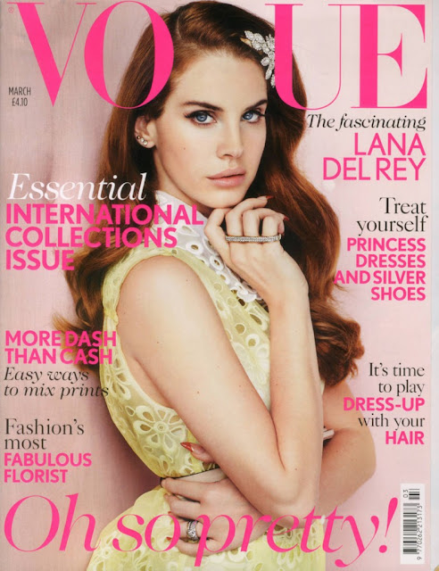 American Singer Lana Del Rey Hot Photo Shoot Pictures - Vogue UK March 2012