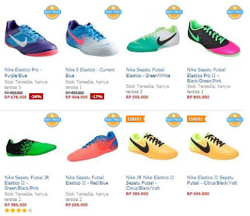 Jual Sepatu Futsal Nike Elastico Original Terbaru