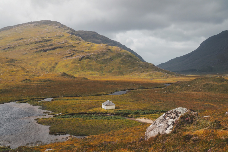 La réserve naturelle de Beinn Eighe dans les Highlands en Ecosse