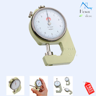 Dial Thickness Paper Micrometer Accuracy Tester Measurement Machinist Hand Tool
