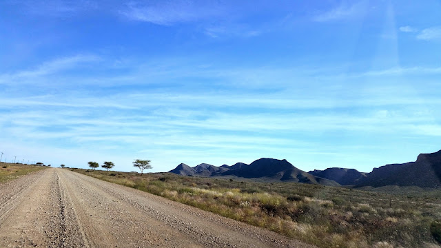 Dirt road in Namibia