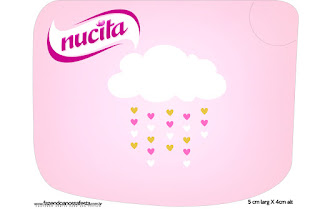 Blesing Rain for Girls Free Printable Candy Bar Nucita Labels.