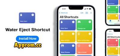 Water Eject Shortcut Get Latest Version For IOS 13, 14, 15, 16