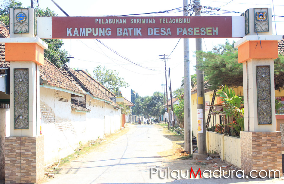 Sentra Kampung  Batik Tanjung Bumi di Desa Paseseh 