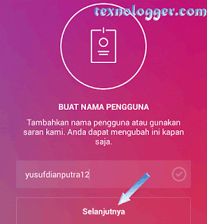 mendaftar akun instagram dengan facebook