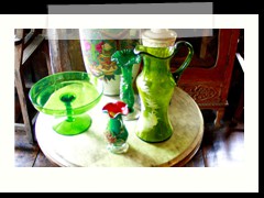 Table sets at Yap-Sandiego Ancestral House