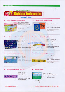 KIT BAHASA SD   Alat Peraga Bahasa SD ~ ALAT PERAGA BAHASA INDONESIA INTERAKTIF DASAR SD