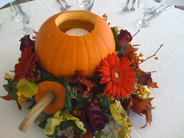 Pumpkin Wedding Centerpieces