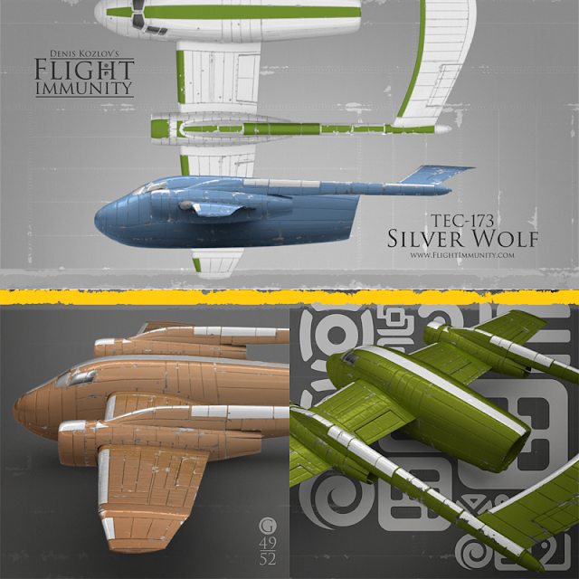 Flight Immunity by Denis Kozlov: collectible aircraft art with a steganographic twist (www.flightimmunity.com)