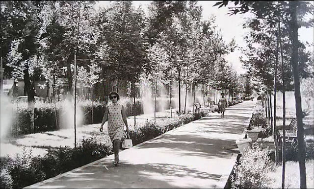 Фото города Душанбе 1960-ых годов и те же места в 2015 году.