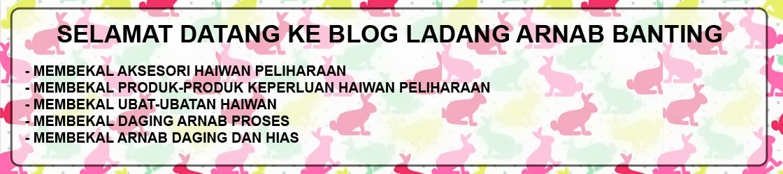 Ladang Arnab - Banting Selangor: Ubat untuk arnab