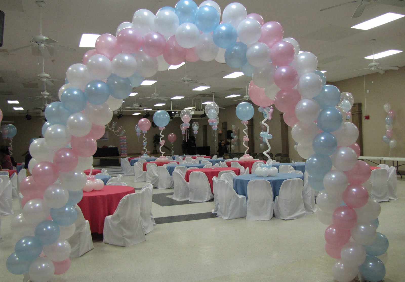 Baby Shower Balloon Decor  Party Favors Ideas