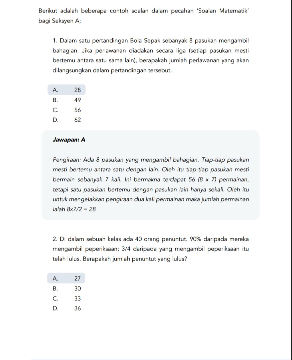 Contoh Soalan Peperiksaan Online Jpa Gred 29 - Woodwork Sample