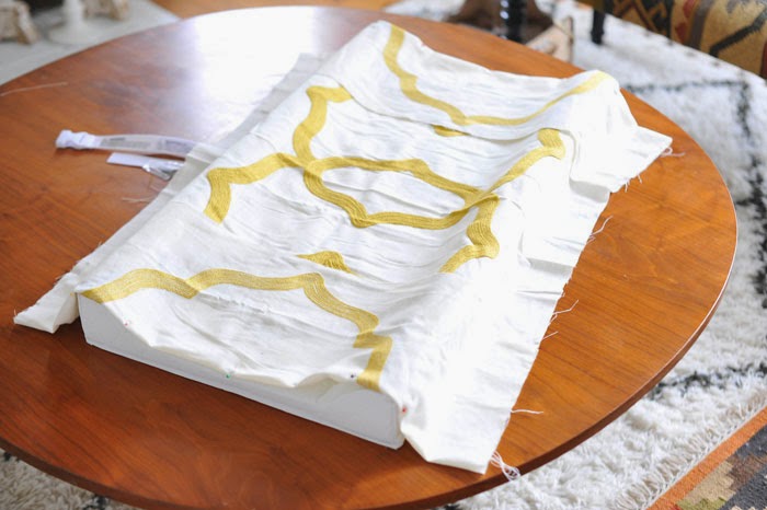 DIY Modern Boho Changing Pad Cover Tutorial Sewing