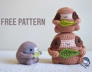 PATRON GRATIS PEREZOSO AMIGURUMI 68472