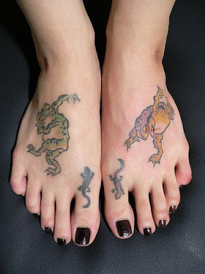 Beautiful Foot Tattoo For Women