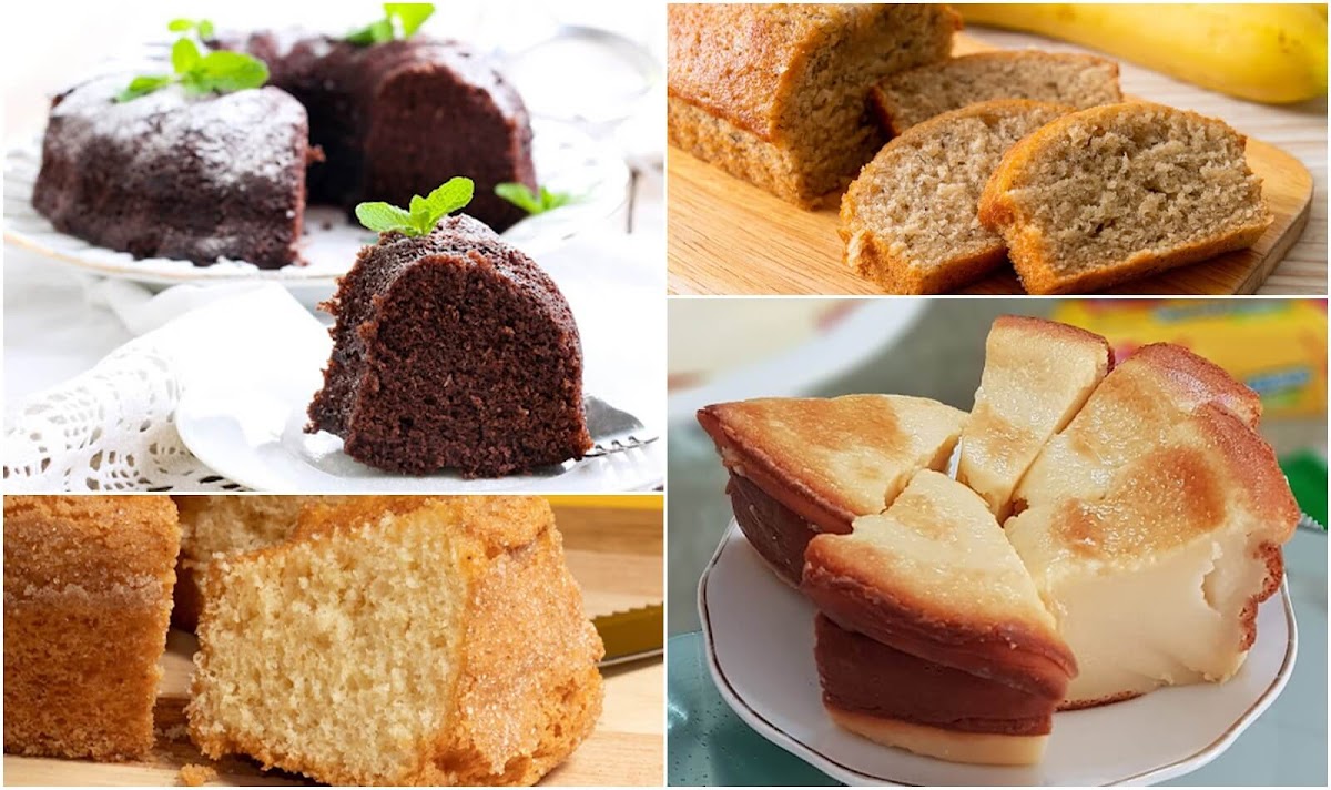 30 receitas de bolos para o café da manhã