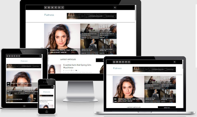Flatness Blogger Template 2016