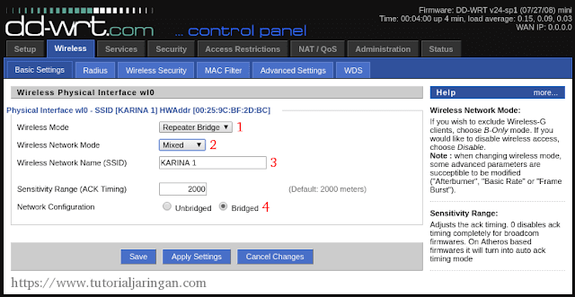 Tutorial Cara Setting Router Linksys WRT54GL DD-WRT Mode Repeater