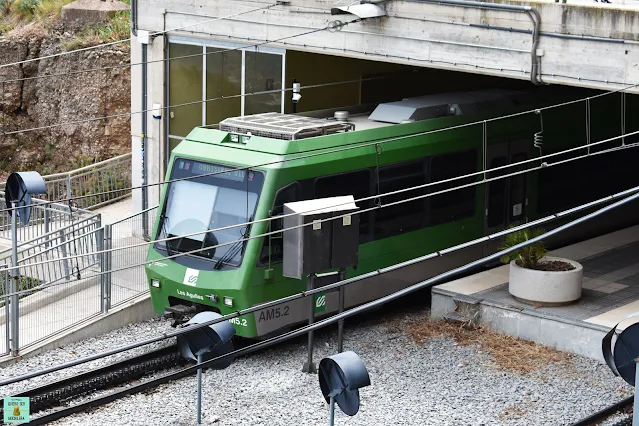 Tren cremallera de Montserrat