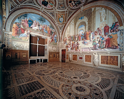 Stanza della Segnatura ("Room of the Signatura"), Raphael Rooms, Apostolic Palace, Vatican City